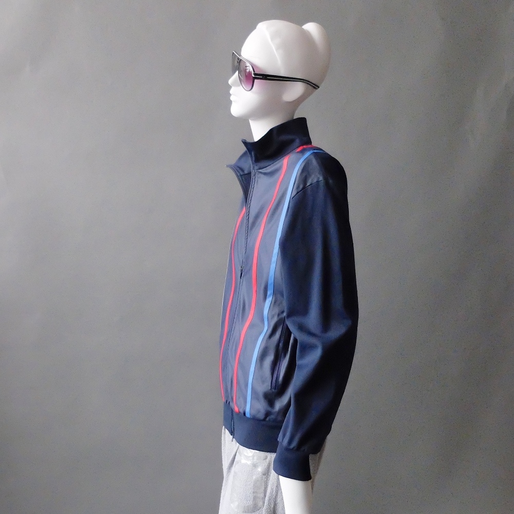 1970s Finn Flare Nylon Track Jacket Unisex sz M